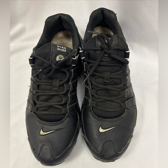 Nike Shox NZ Triple Black Men’s Size 11.5 US Running Shoes Leather - 501524-091 - Picture 7 of 16